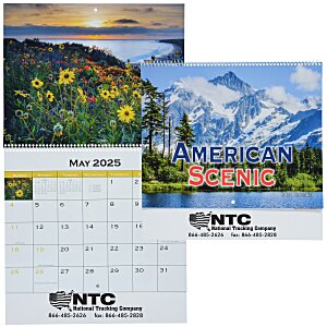 American Scenic Appointment Calendar - Spiral - 24 hr Main Image