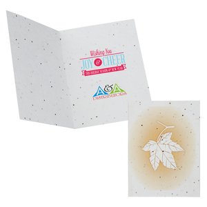 Maple Leaf Seeded Greeting Card Set Main Image