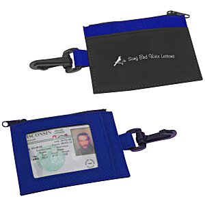 Zip Pouch ID Holder - Colors - 24 hr Main Image