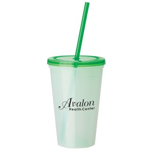 Color Changing Tumbler with Straw - 16 oz. Main Image
