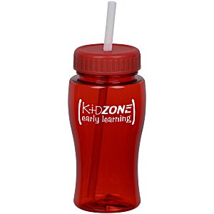 Poly-Pure Lite Bottle with Straw Lid - 18 oz. Main Image