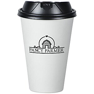 Insulated Paper Travel Cup with Lid - 16 oz. - Low Qty Main Image