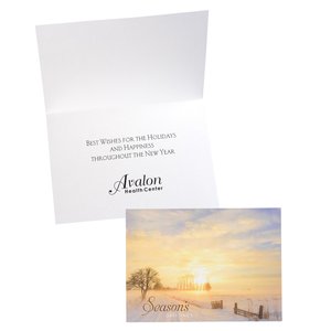 Golden Sunset Greeting Card Main Image