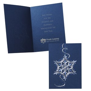 Gleaming Snowflake Greeting Card Main Image