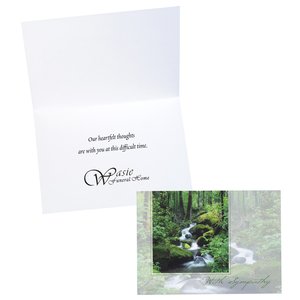 Soothing Forest Sympathy Greeting Card Main Image