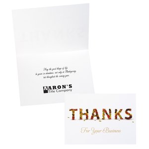 Business Thanksgiving Greeting Card Main Image