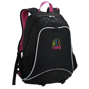 Mia Sport Laptop Backpack- Embroidered Main Image