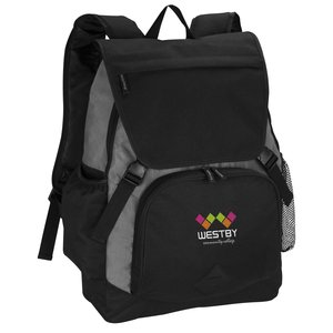 Pike Laptop Backpack - Embroidered Main Image