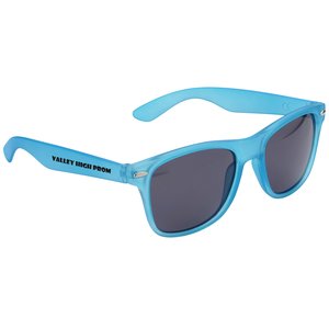 Silky Smooth Retro Sunglasses - Translucent Main Image