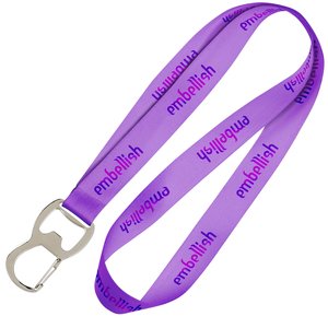 Bottle Opener Lanyard with Clip Main Image