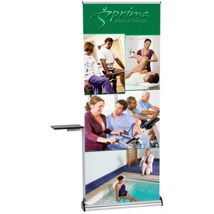Barracuda Retractable Banner Display with Table Main Image