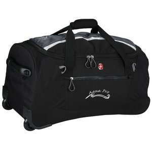 Wenger Sporty Gray Ripstop 20" Rolling Duffel Main Image