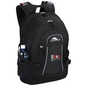High Sierra Fly-By Level Laptop Backpack - Embroidered Main Image