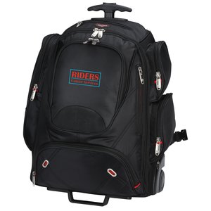 elleven Wheeled Security-Friendly Laptop Backpack - Embroidered Main Image