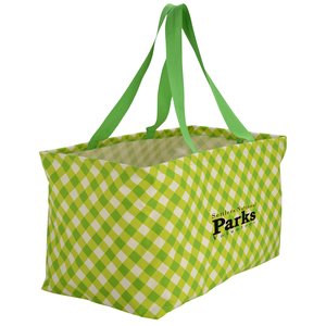 Utility Tote - 12-1/2" x 22" - Gingham Main Image