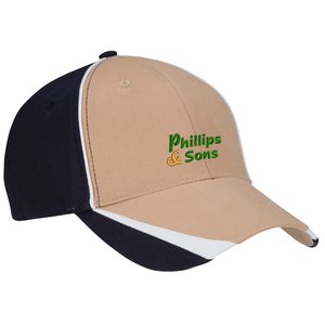 Tri-Color Cap - Embroidered Main Image