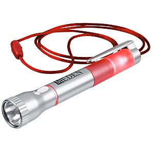 Flashlight with Pen and Lanyard - 24 hr Main Image