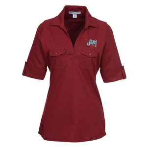 Easy Care Double Pocket Polo - Ladies Main Image