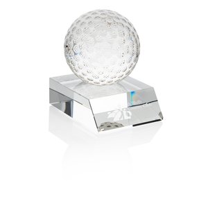 Crystal Golf Ball Award - 4" Main Image