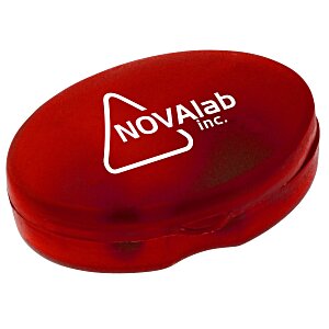 Oval Pill Box - Translucent - 24 hr Main Image