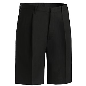 Poly/Cotton Pleated Front Transit Shorts - Men's Main Image