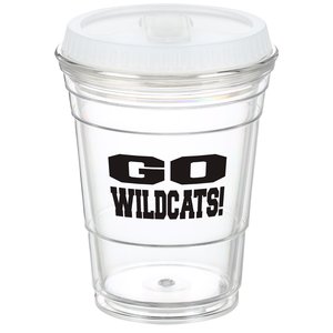 Game Day Cup with Lid - Translucent - 16 oz. - 24 hr Main Image