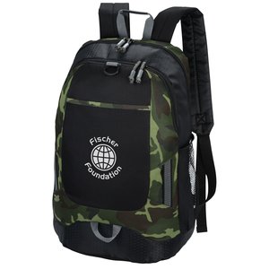 Maverick Laptop Backpack - Camo Main Image