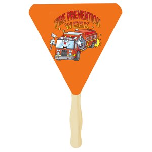 Hand Fan - Triangle - Full Color Main Image
