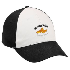 Brushed Cotton Cap - Stone Front - Emb -Closeout Colors Main Image