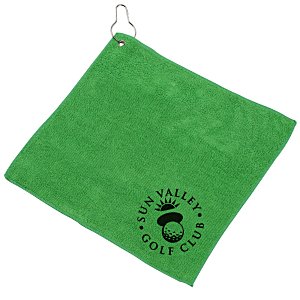 Microfiber Golf Towel - 12" x 12" Main Image