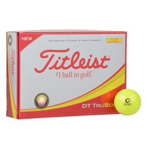 Titleist DT TruSoft Yellow Golf Ball - Dozen Main Image