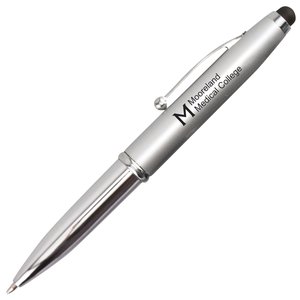 iWrite Stylus Metal Pen with Flashlight - Screen Main Image