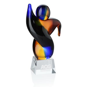 Triumph Art Glass Award - 7-3/4" Main Image