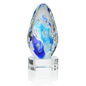 Pacifica Art Glass Award - Clear Base Main Image