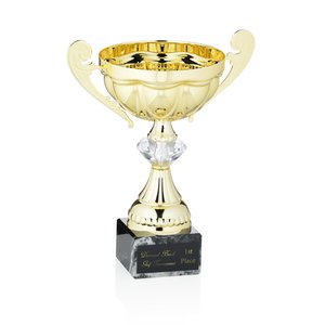 Jewel Scalloped Trophy - 10" Main Image