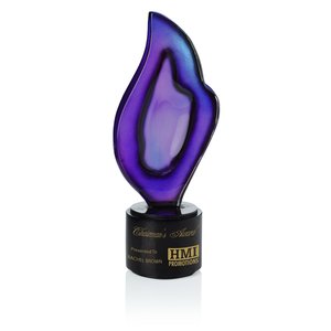 Sapphire Blaze Art Glass Award Main Image
