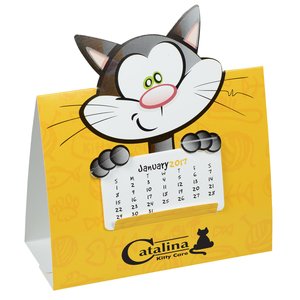 Die-Cut Desk Calendar - Cat Main Image