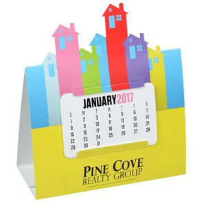 Die-Cut Desk Calendar - House Main Image