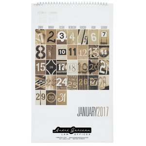 Numbers in Pictures Calendar Main Image
