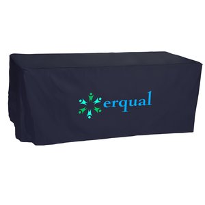 Open-Back Fitted Nylon Table Cover - 6' - Heat Transfer Main Image