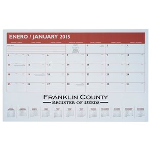 English & Spanish Desk Calendar Main Image