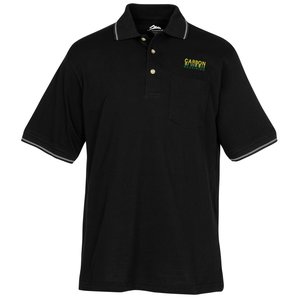 Trace Tipped Pique Pocket Polo - Men's Main Image