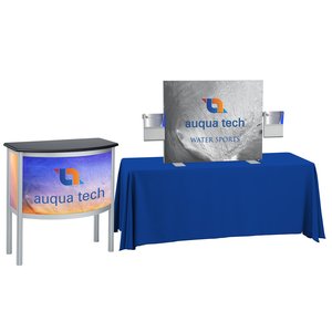 Vector 5' Tabletop Display & Curved Counter Kit Main Image