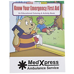 Know Your Emergency First Aid Coloring Book Main Image