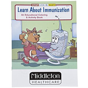 Learn About Immunization Coloring Book Main Image