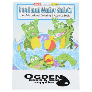 Pool & Water Safety Coloring Book Main Image