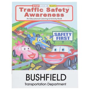 Traffic Safety Awareness Coloring Book Main Image