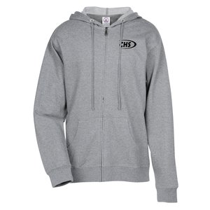 French Terry Fashion Full-Zip Hoodie Main Image