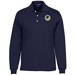 Quick Dry Long Sleeve Pique Polo Main Image