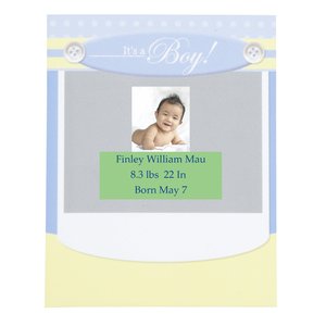 Bic Announcement/Save the Date Magnet - 30 mil - Baby Boy Main Image